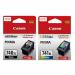 Canon Combo 740 XL & 741 XL Ink Cartridge [Set of 2 Cartridge] (Pg 740XL & Cl 741XL) Black & Color