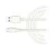 Syska Charger/Sync Micro USB Cable White CC10 - 1.1mrt Cable