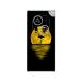 GADGETSWRAP Printed Vinyl Skin Sticker for Tecno Phantom X2 - Yellow Moon