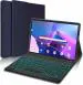 ProElite Keyboard case for Motorola Moto Tab G62 10.6 inch Magnetic Detachable Wireless Bluetooth Keyboard Built-in 7-Colors Backlit, Dark Blue