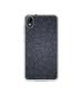 Casotec Grey Swirl Print Design Printed Silicon Soft TPU Back Case Cover for HTC Desire 825