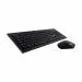 HP USB Wireless Spill Resistance Keyboard and Mouse Set with 10m Working Range 2.4G Wireless Technology / 1 Years Warranty (4SC12PA), Black