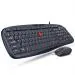 Iball Wintop Soft Key Keyboard And Mouse, Black (Combo Of 2)