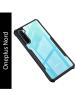 Bluvver Oneplus Nord Transparent Black Bumper Plastic Hybrid Crystal Clear Camera Protect Airbag Design All Side 360 Degree Protection Back Cover