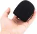 kh Foam Mic Cover Handheld Microphone Windscreen (Black Pack of 2)