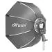 HIFFIN (65cm) Lightweight & Portable Soft Box Comes with S2 Type Bracket & 2 Diffuser Sheets | Carrying Case | Compatible with All Flash Speedlights (Octagonal Softbox 65 cm)