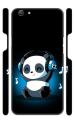 YAPZONE | Panda Music Black | Designer Printed Hard Back Cover for Oppo F1s Premium & Attractive Case for Your Smartphone