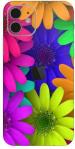 aadia Apple iPhone 12 Mini Matte Vinyl Flower Printed Mobile Skin Sticker with Scratch Resistant Lamination