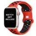 LIDDU Silicone Smart Watch Strap for Fire Bolt Ring (Red and Black)