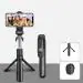 BOPUD Selfie Stick Bluetooth Extendable with Wireless Remote and Tripod Stand XT01 Travel Tripod Stand Flexible Handheld Selfie Stick Holder Action Camera Stand With Mobile Clip Holder & BT Remote