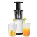Warmex Cold Press Juicer/Slow Juicer with 2 Jars and 45 RPM, White & Black, HJ11