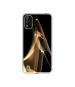 Casotec Gold Smoke Design Printed Silicon Soft TPU Back Case Cover for Itel A26