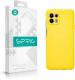 Sprig Liquid Silicone Yellow Back Cover For Motorola Edge 20 Fusion, Moto Edge 20 Fusion