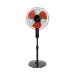 V-Guard Esfera STS Plus 2-in-1 Pedestal and Table Fan | Versatila 2-In-1 Operation | 1350 RPM Motor | Customisable Tilt And Oscillation Control | Red Black | 40 cm (400mm)