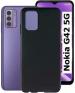 XOVO Back Cover for Nokia G42 5G, NOKIA G42 5G (Black, Camera Bump Protector)
