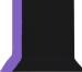Cam Cart Photography Backdrop for Video Editing and Live Streaming (8 x 10 ft, Purple and Black)