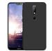 S-Hardline Nokia 6.1 Plus Black Silicone Pudding Back Cover