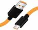 Mifkrt Orange Usb Type C Cable 1 M Dash Fast Charging Cable For Oneplus 3, Oneplus 6, Oneplus -5-5T, Oneplus 3T