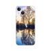 GADGETSWRAP Printed Vinyl Skin Sticker for Apple iPhone 13 Mini - spring tranquility