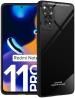Zybux Redmi Note 11 Pro Plus 5 G Black Glass and Silicon Mobile Back Cover