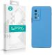 Sprig Liquid Silicone Blue Back Cover For Motorola Edge 20 Pro, Moto Edge 20 Pro, Edge 20 Pro