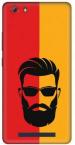 instyler Gionee Marathon M5 Lite Matte Vinyl Beard Guru Ji Printed Mobile Skin Sticker with Scratch Resistant Lamination