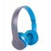 Potasa P47 Blue Wireless on the Ear Headphone with Mic