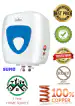 JonKing 15 Liter SUMO Fully Automatic Electric Storage Water Heater. 100% Shockproof ABS Body. ISI,BEE,ISO,CE Approved (WHITE) with Free Installation Kit Inside Box