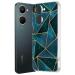 Fashionury Silicone Designer Printed Back Case Cover for Vivo Y03 -D3010