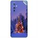 GADGETSWRAP Printed Vinyl Skin Sticker for Oneplus 9 - Snowy Decorated Christmas Tree