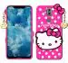 Indiacase Nokia 7.1 Plus Pink Rubber Shock Proof, Dual Protection, Silicone, 3D Catoon Kitty, Shock-Absorbent, Wireless Charging Compatible Cases & Covers