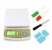 Inditradition Popular Baking Combo Pack - Electronic Digital Kitchen Weighing Scale 10kg, Silicon Oil Brush & Spatula Set, 6