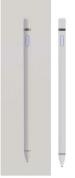 Lanzero White Fiber Universal Digital Rechargeable Stylus Pencil with Magnetic USB Cable Good for Drawing and Painting