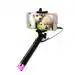BOPUD Portable Aluminum Alloy Selfie Stick Stand High Quality for Cellphone Tripod With cable button Control random color Cable Selfie Stick.