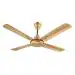 Orient Electric Quadro Ornamental 1200MM Golden Chocolate Decorative Ceiling Fan