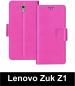 Sbms Lenovo Zuk Z1 Pink Artificial Leather Shock Proof Flip Cover