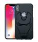 Lejaao Apple iPhone XS Max 3D Avengers Iron Man Black Silicone Mobile Back Cover