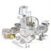 Glen 700W, 3 Jars, Food Processor with Centrifugal and Citrus Juicer, White (SA4052FP)