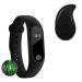 Drumstone Black Bluetooth Fitness Smart Band And S530 Bluetooth Headset
