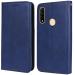 Unistuff Faux Leather Back Case Flip Cover for Oppo A31 with ID Card Slot | Foldable Kickstand | 2 Card Slot | 1 Cash Slot - Executive Blue, 62043