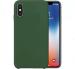Clickaway Apple Iphone Xs Max Silicone Textured Premium Rich Look Grip Case Cover (Green)