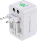 ASTOUND Universal All in One Worldwide Travel Adapter Power Converters Wall Charger AC Power Plug Adapter with Dual USB Charging Ports
