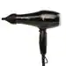 Ikonic Professional 2500+ Professional Hair Dryer, Black, 2500W with Powerful AC motor, 2 speed and 3 heat settings with Cool shot, 2 Interchangeable Nozzles, Hang up loop, Control Frizz, All Hair Type