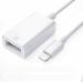 ACCU CABLE Compatible with iPad iPhone, OTG Cable, White (OTG Adapter)