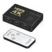 JusCliq HDMI Switch with Remote Controller for 3 HDMI in 1 HDMI Out