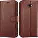 Juberous Leather Magnetic Vintage Flip Wallet Case Cover for Samsung Galaxy J5 Prime (Brown)