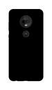 MULTRONICS Black Rubber Back Cover Compaitible With Motorola Moto G7