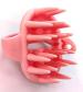 Mapperz Hair Scalp Massager Shampoo Brush/ Hair Washing Brush Silicone Head Body Massager Brush/ Shampoo Scalp Shower Hairbrush - Pink
