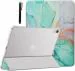 ProElite Cover for Apple iPad 10th Generation Cover Case, Transparent Smart case for iPad 10th Gen (Supports Auto Sleep Wake) with Stylus Pen, Marble Green