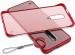 Mcase Red Plastic Back Cover For One Plus 7t Pro (Model - FRAME-00224)